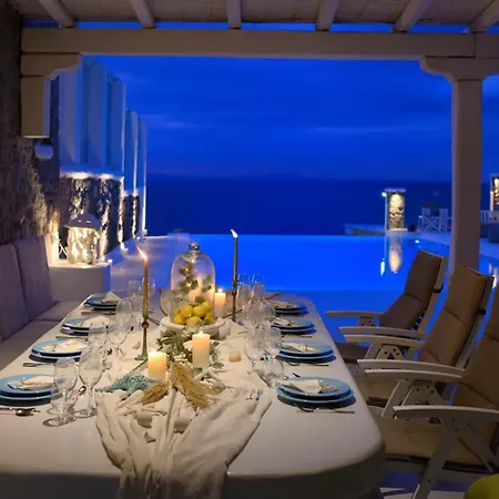 Luxurious Mykonos With Pool Villa Agios Ioannis Diakoftis