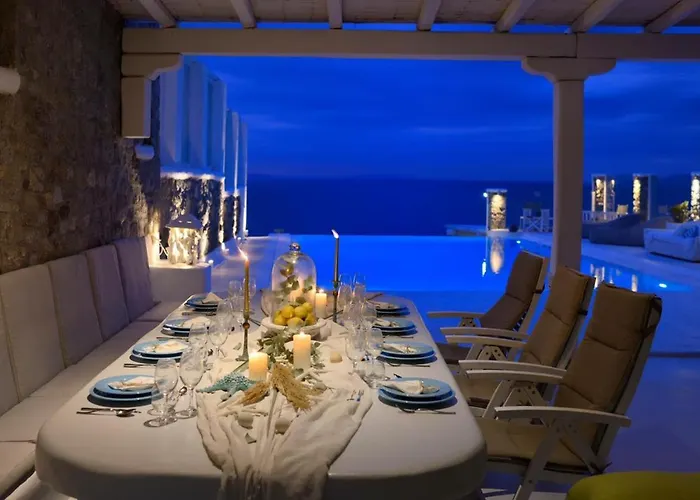 Luxurious In Mykonos With Pool Villa Agios Ioannis Diakoftis